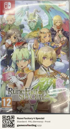 Rune Factory 4 Special Nintendo Switch, Germany box front
