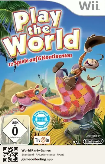 World Party Games Nintendo Wii, Germany box front
