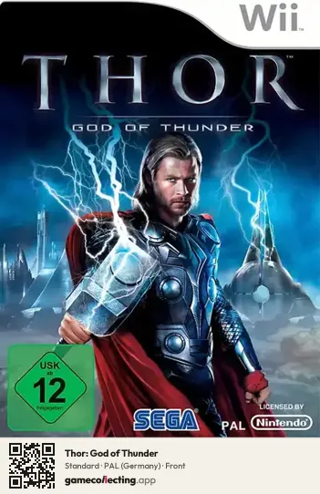 Thor: God of Thunder Nintendo Wii, Germany box front