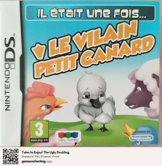 Tales to Enjoy! The Ugly Duckling Nintendo DS, France box front