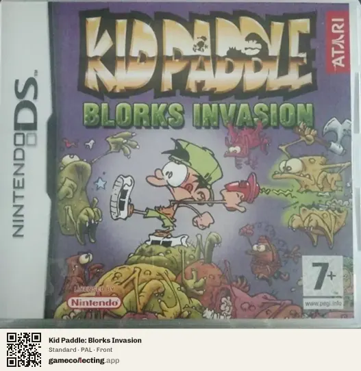 Kid Paddle: Blorks Invasion Nintendo DS, PAL box front