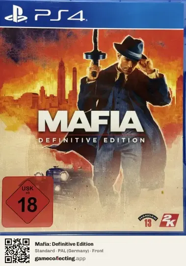 Mafia: Definitive Edition PlayStation 4, Germany box front