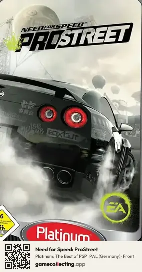 Need for Speed: ProStreet PlayStation Portable, Germany box front