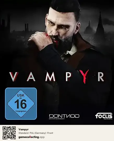 Vampyr PlayStation 4, Germany box front