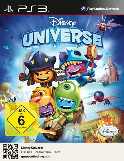 Disney Universe PlayStation 3, Germany box front