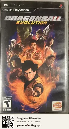 Dragonball Evolution PlayStation Portable, NTSC box front