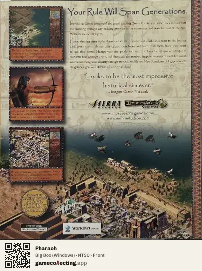 Pharaoh Computer, NTSC box front