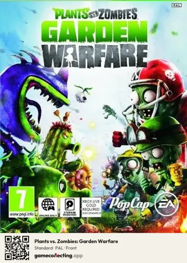 Plants vs. Zombies: Garden Warfare Xbox 360, PAL box front