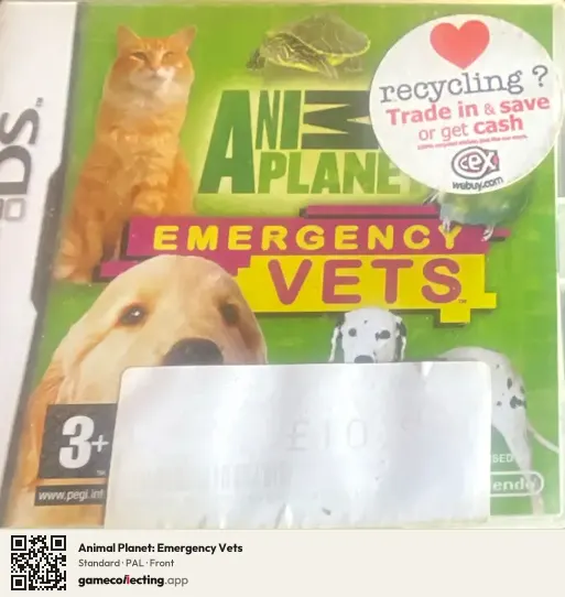 Animal Planet: Emergency Vets Nintendo DS, PAL box front