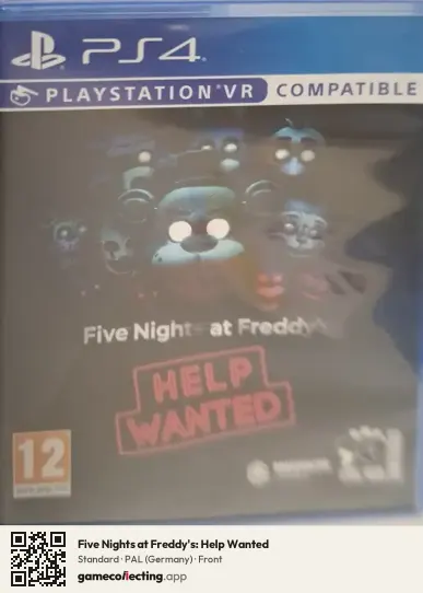 Five Nights at Freddy's: Help Wanted PlayStation 4, Germany box front
