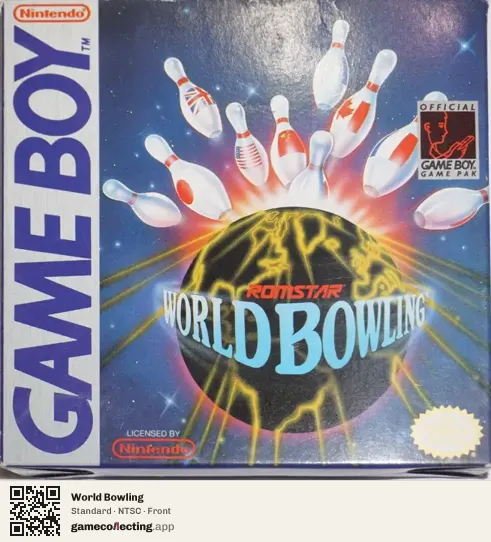 World Bowling Game Boy, NTSC box front