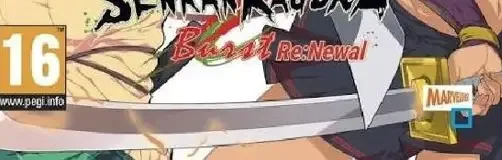 Senran Kagura Burst Re:Newal, the PEGI square on its front