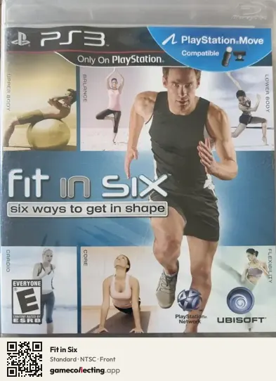 Fit in Six PlayStation 3, NTSC box front