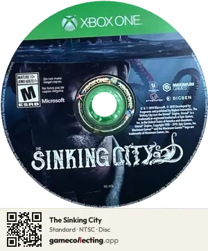 The Sinking City Xbox One, NTSC disc