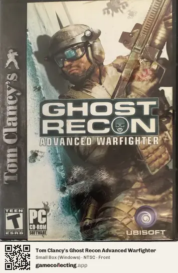 Tom Clancy's Ghost Recon Advanced Warfighter Computer, NTSC box front