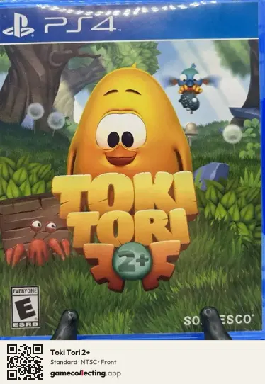 Toki Tori 2+ PlayStation 4, NTSC box front