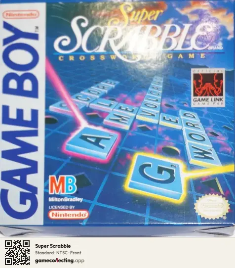 Super Scrabble Game Boy, NTSC box front