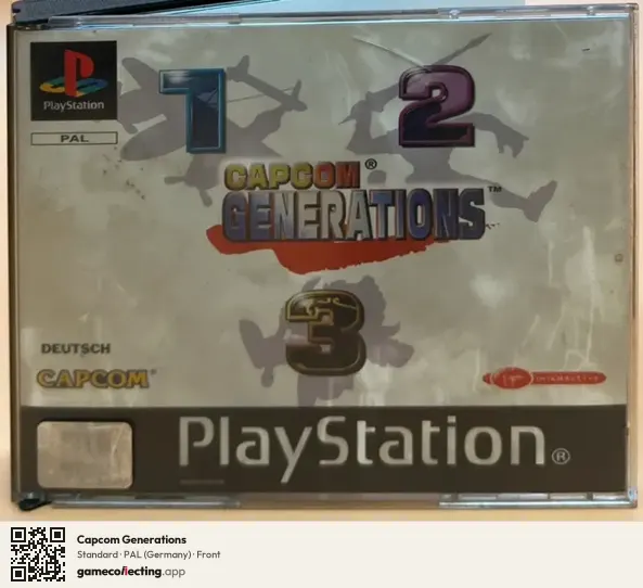 Capcom Generations PlayStation, Germany box front