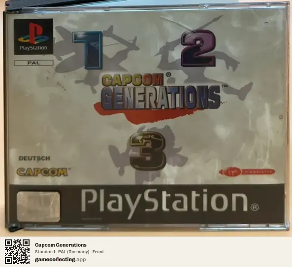 Capcom Generations PlayStation, Germany box front