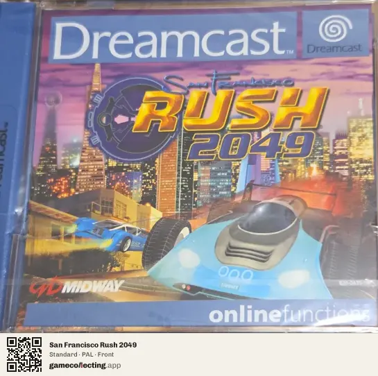 San Francisco Rush 2049 Sega Dreamcast, PAL box front