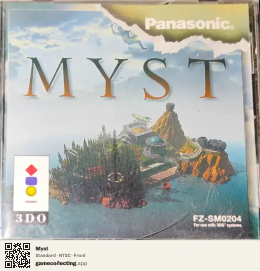 Myst 3DO Interactive Multiplayer, NTSC box front