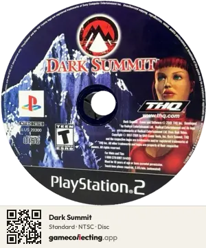Dark Summit PlayStation 2, NTSC disc