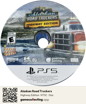 Alaskan Road Truckers PlayStation 5, NTSC disc