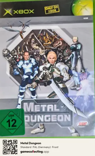 Metal Dungeon Xbox, Germany box front