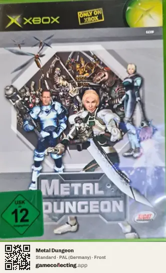 Metal Dungeon Xbox, Germany box front
