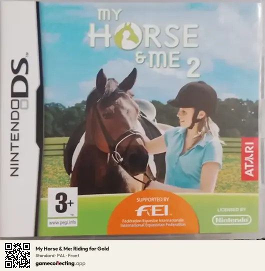 My Horse & Me: Riding for Gold Nintendo DS, PAL box front