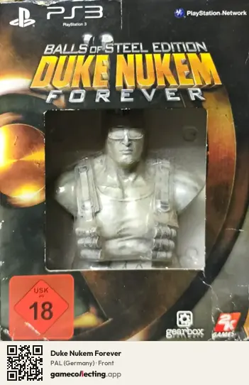 Duke Nukem Forever PlayStation 3, Germany box front
