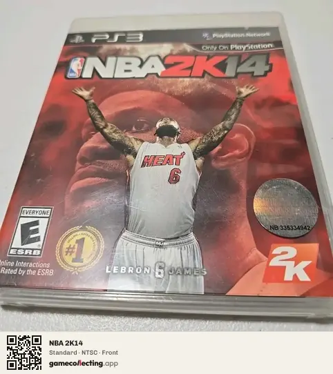 NBA 2K14 PlayStation 3, NTSC box front