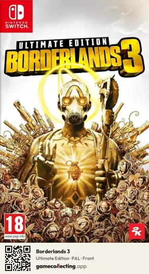 Borderlands 3 Nintendo Switch, PAL box front