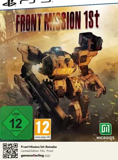Front Mission 1st: Remake PlayStation 5, PAL box front
