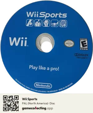 Wii Sports Nintendo Wii, PAL disc