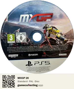 MXGP 26 PlayStation 5, PAL disc