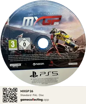MXGP 26 PlayStation 5, PAL disc