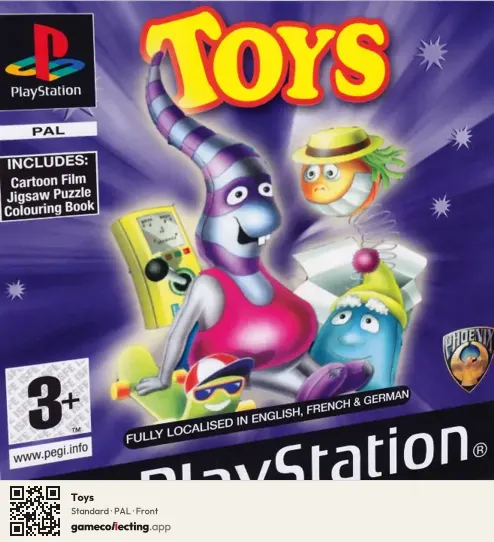 Toys PlayStation, PAL box front