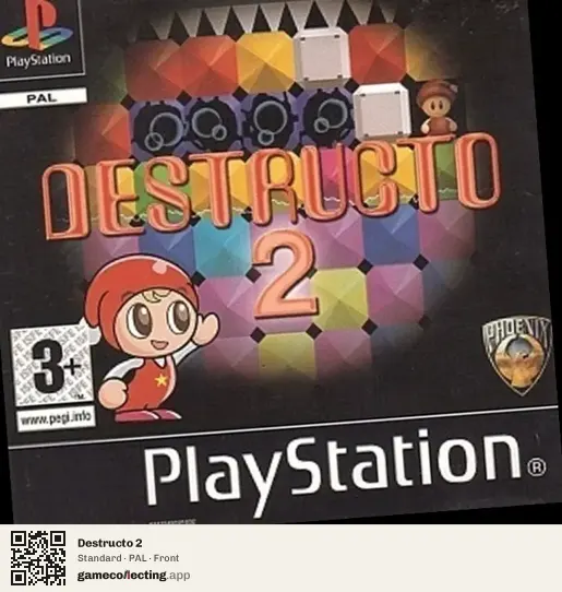 Destructo 2 PlayStation, PAL box front