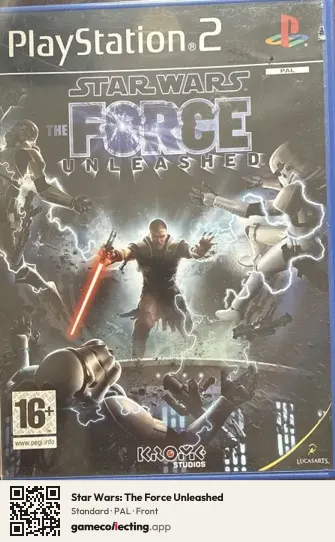 Star Wars: The Force Unleashed PlayStation 2, PAL box front