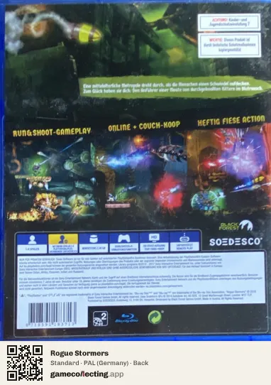 Rogue Stormers PlayStation 4, Germany box back