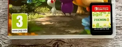 Pikmin 4, the PEGI square on its front