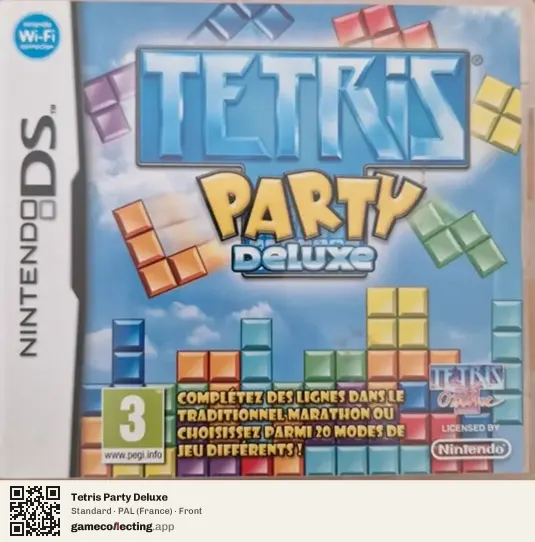 Tetris Party Deluxe Nintendo DS, France box front