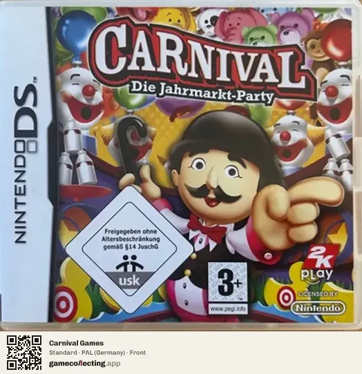 Carnival Games Nintendo DS, Germany box front