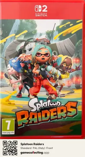 Splatoon Raiders Nintendo Switch 2, Italy box front