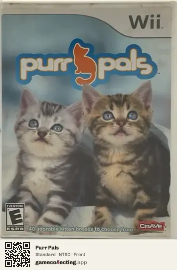 Purr Pals Nintendo Wii, NTSC box front