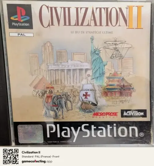 Civilization II PlayStation, France box front