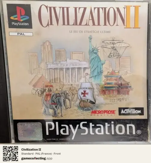 Civilization II PlayStation, France box front