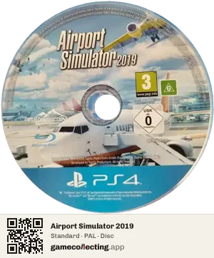Airport Simulator 2019 PlayStation 4, PAL disc