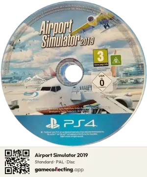 Airport Simulator 2019 PlayStation 4, PAL disc